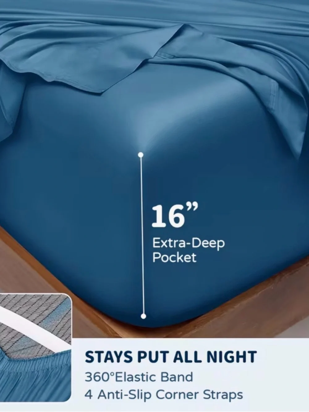 Cooling Bamboo Sheet Set - Teal